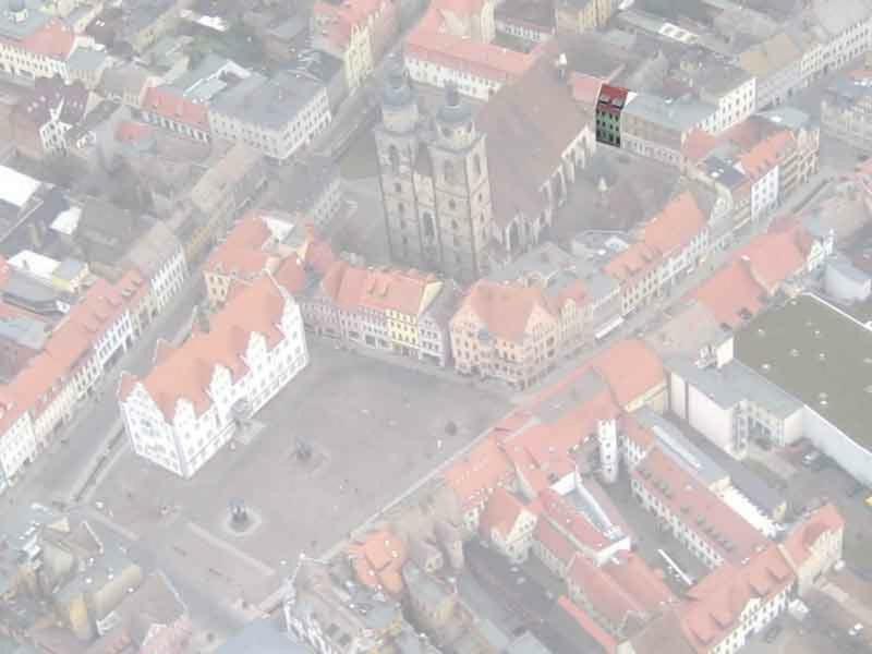 Ferienwohnung Am Kirchplatz Wittenberg Bagian luar foto